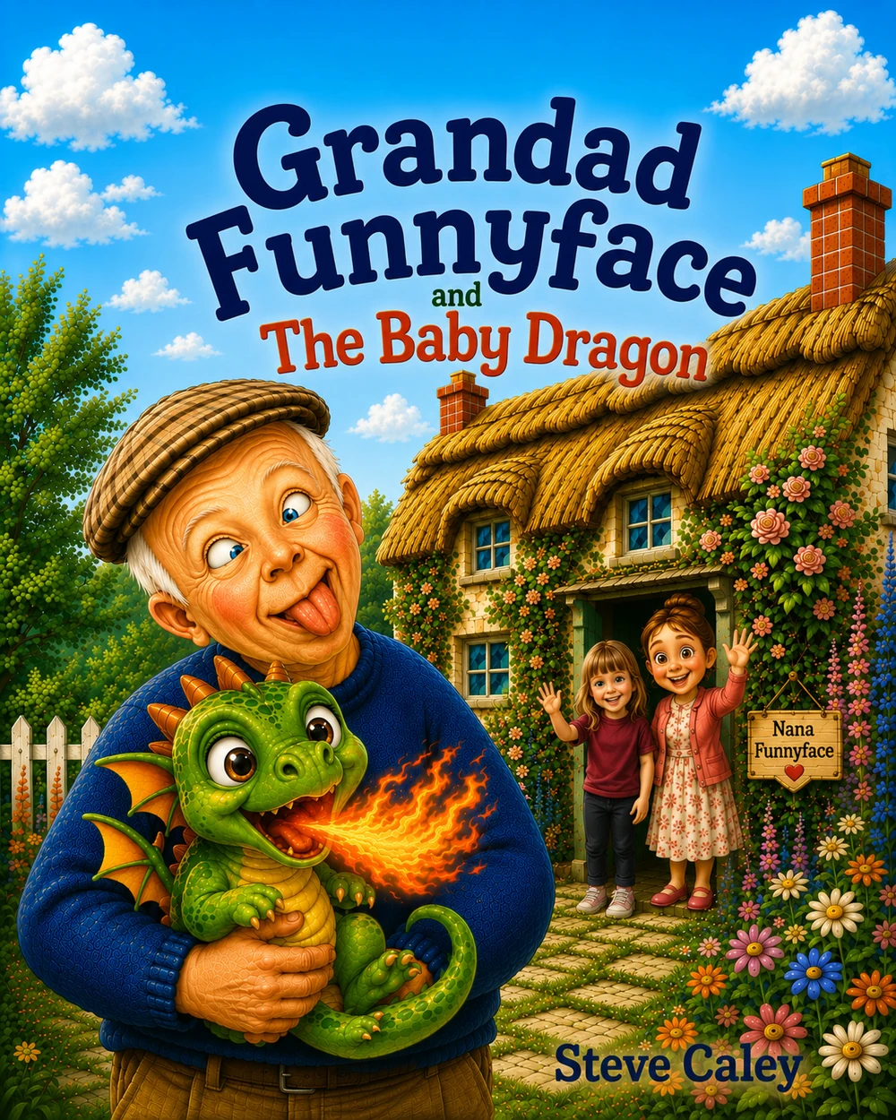 Grandad Funnyface and The Baby Dragon book cover